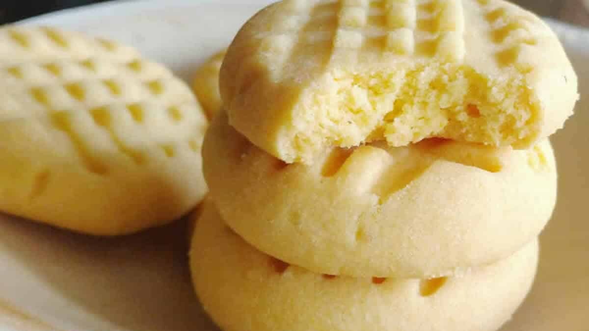 Biscuits au lait concentré sucré - Doux et croustillants