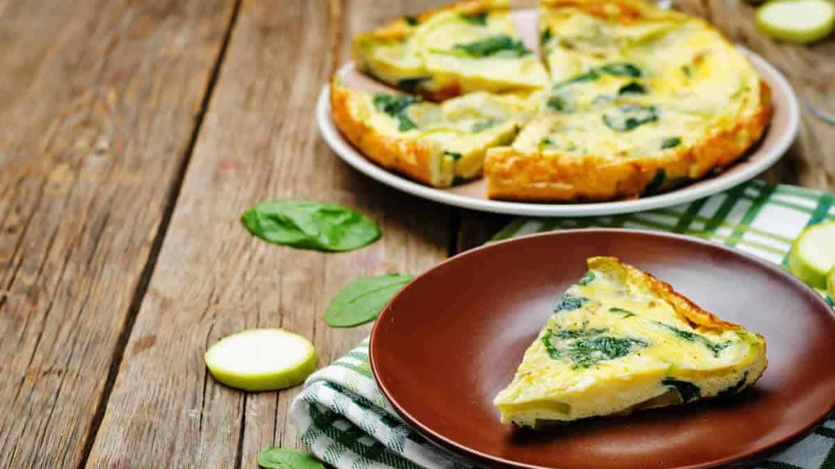 Frittata de courgettes et épinards : Une explosion de fraîcheur et de nutriments