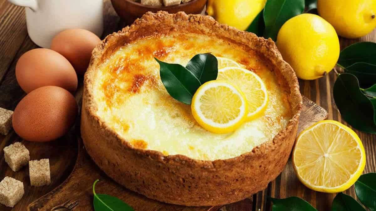 Flan au citron : Une évasion gourmande aux saveurs acidulées