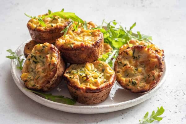 Un repas léger et gourmand : Flans de Courgettes