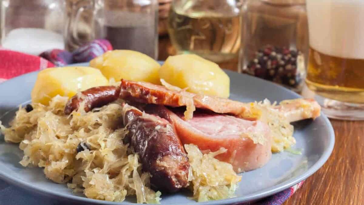 Cuisine française : Choucroute à l'alsacienne