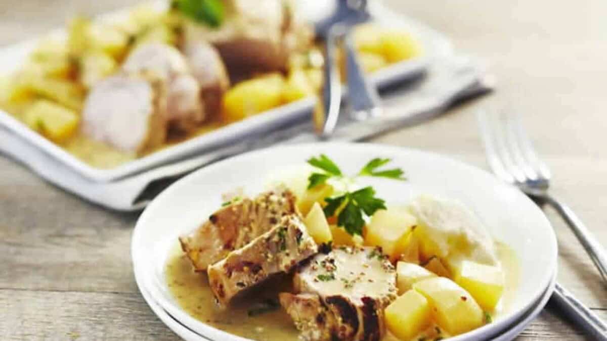 La recette étoilée du jour : Filet mignon de porc aux navets