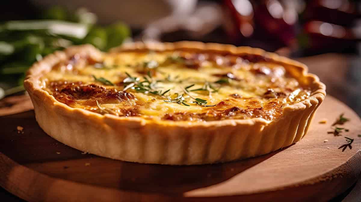 Tarte à l’oignons à l’ancienne : Un plat réconfortant et savoureux