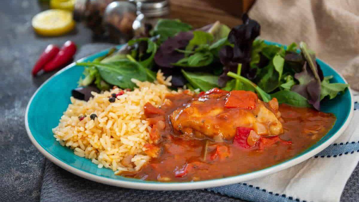 Poulet basquaise au chorizo: Un plat complet et nourrissant