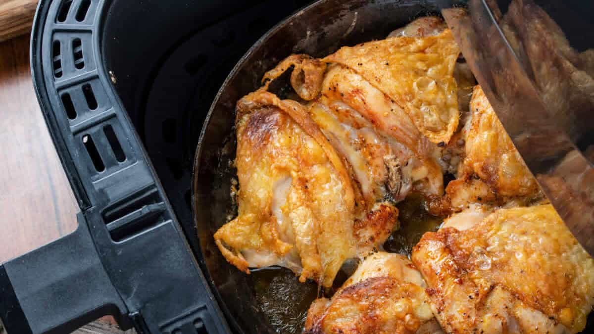 Cuisse de poulet au Airfryer