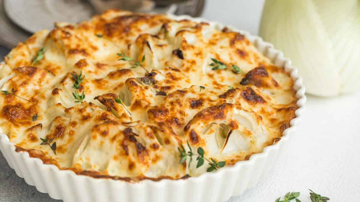 Gratin de Fenouil au Chèvre au Thermomix
