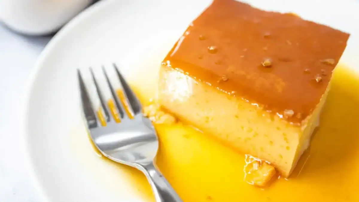 Flan à la Mangue