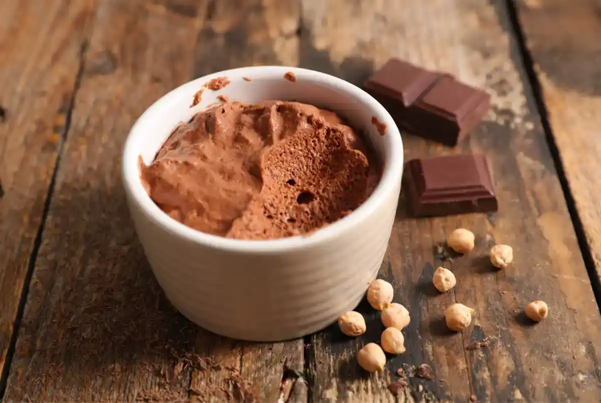 Mousse au chocolat vegan au Thermomix