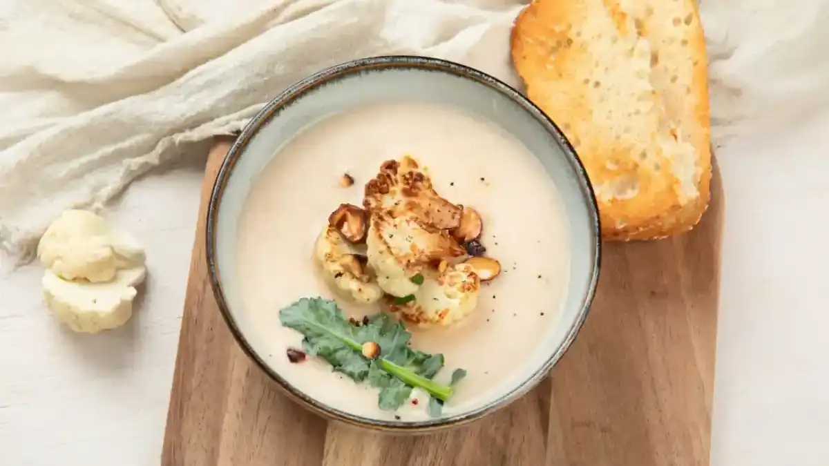 Crème de chou-fleur au poulet au Thermomix