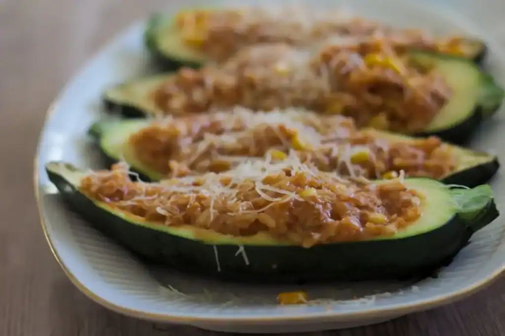 Courgettes farcies à la viande hachée
