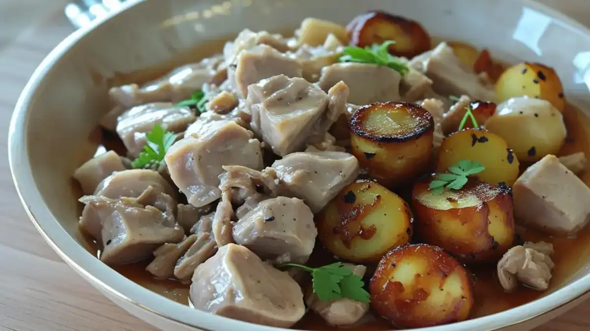 Sauté de porc à la moutarde au Cookeo