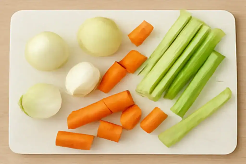 Mirepoix au Thermomix-Ingrédients