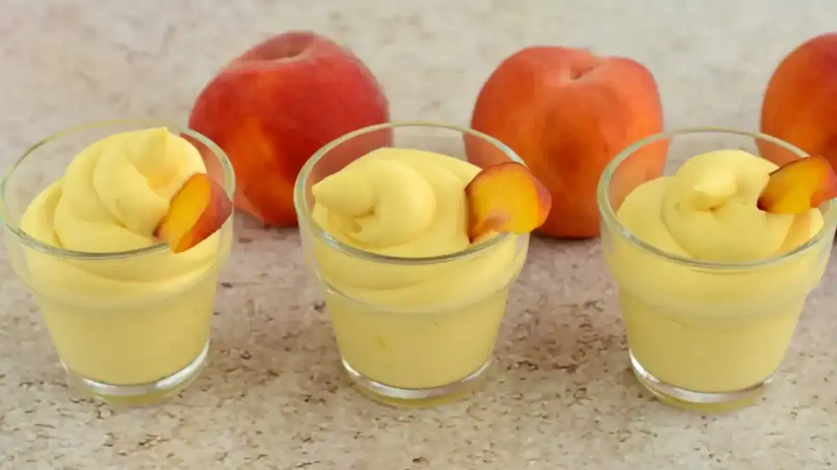 Mousse aux Pêches au Thermomix