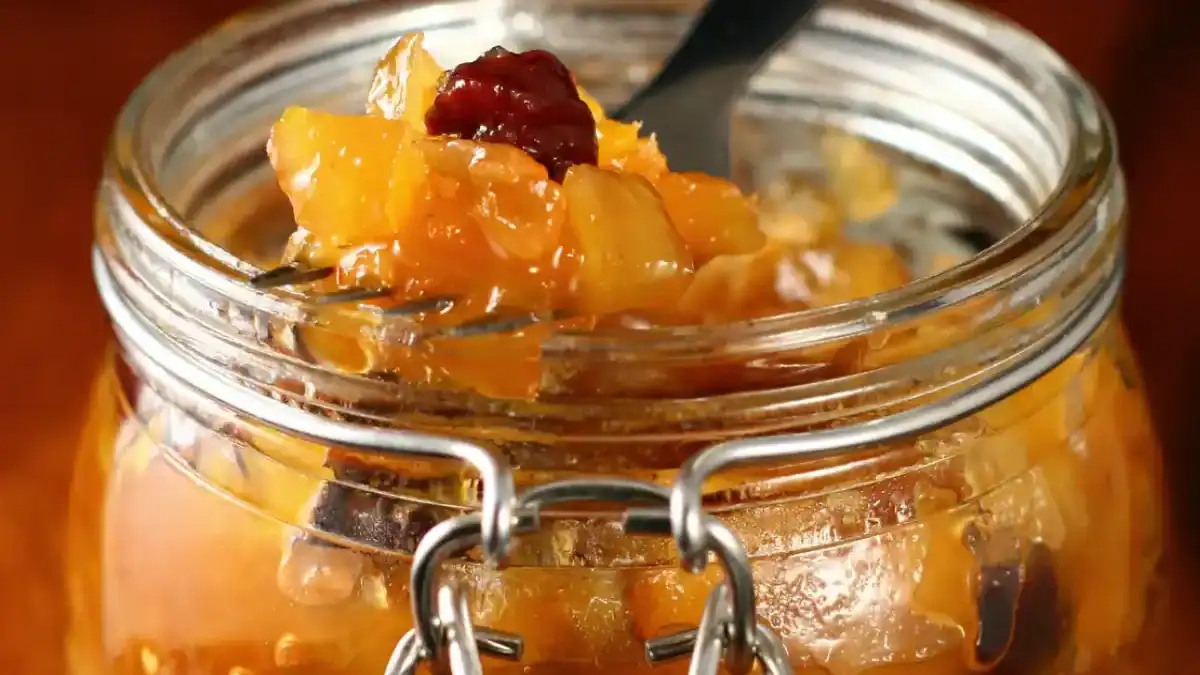 Confiture de pommes et raisins secs au Thermomix