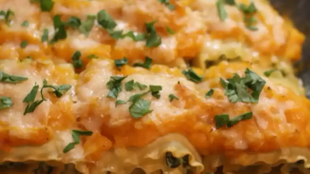 Lasagnes Butternut & champignons au Thermomix