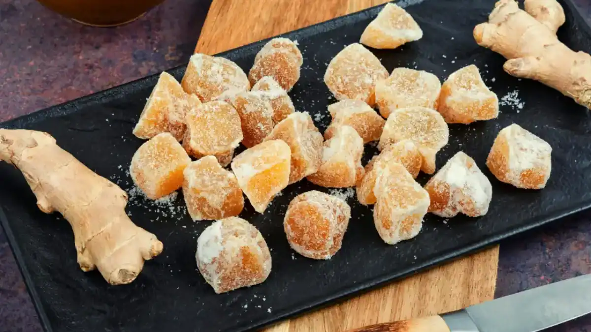 Gingembre confit maison