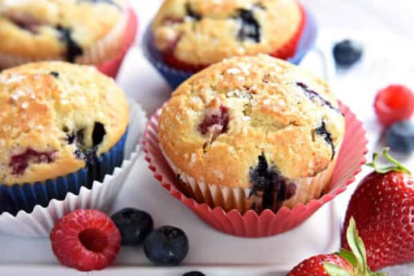 Muffins Fruits Rouges Thermomix : Recette Moelleuse et Facile