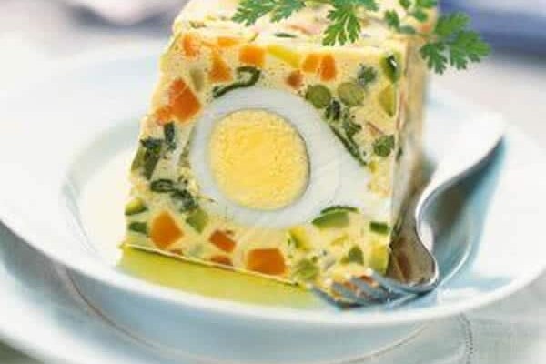 Terrine aux Œufs et Petits Légumes au Thermomix Terrine aux Œufs et Petits Légumes au Thermomix