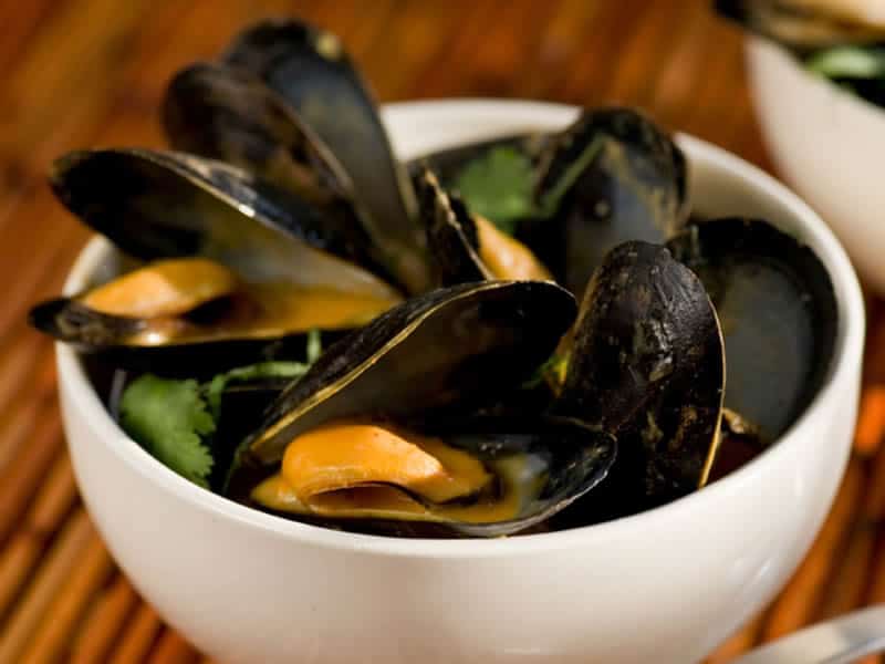 Moules à la sauce à la menthe au Thermomix