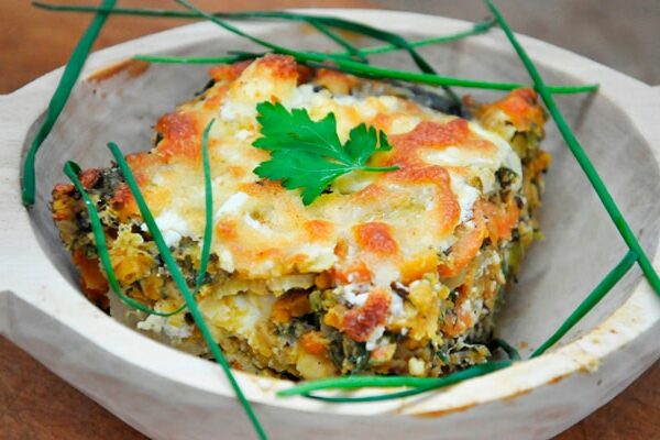 Gratin végétarien de lentilles corail au Thermomix