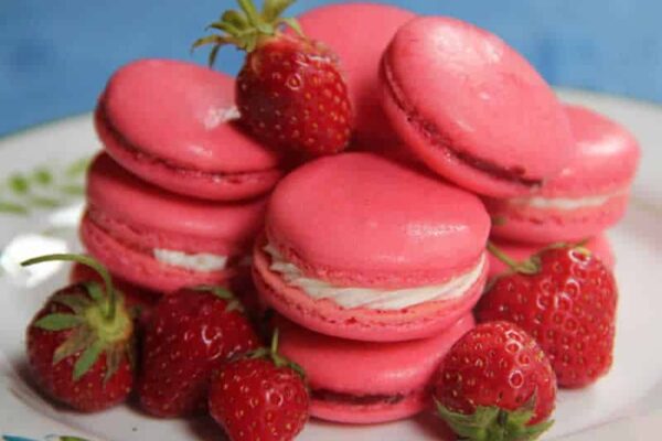 Macaron Fraise au Thermomix – Recette Facile et Gourmande