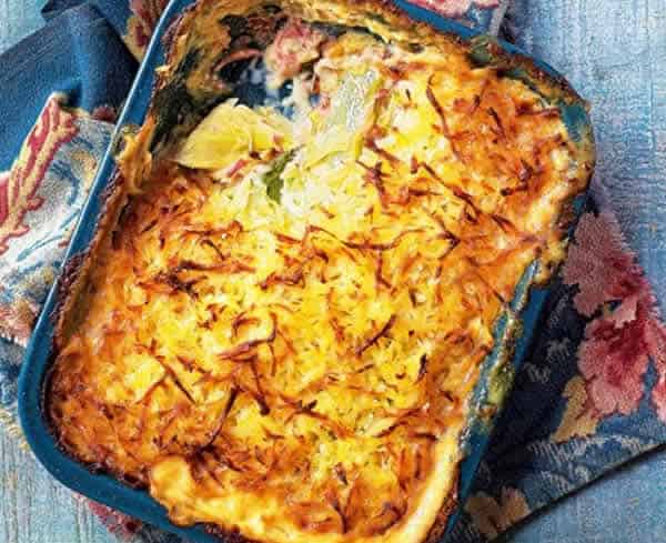 Gratin de poireau au jambon au Thermomix : recette facile