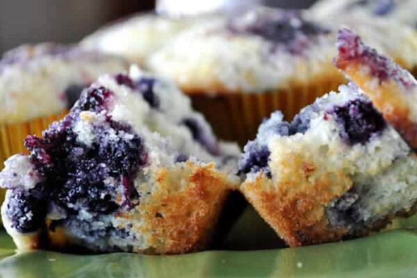 Muffins légers aux myrtilles au Thermomix : recette facile