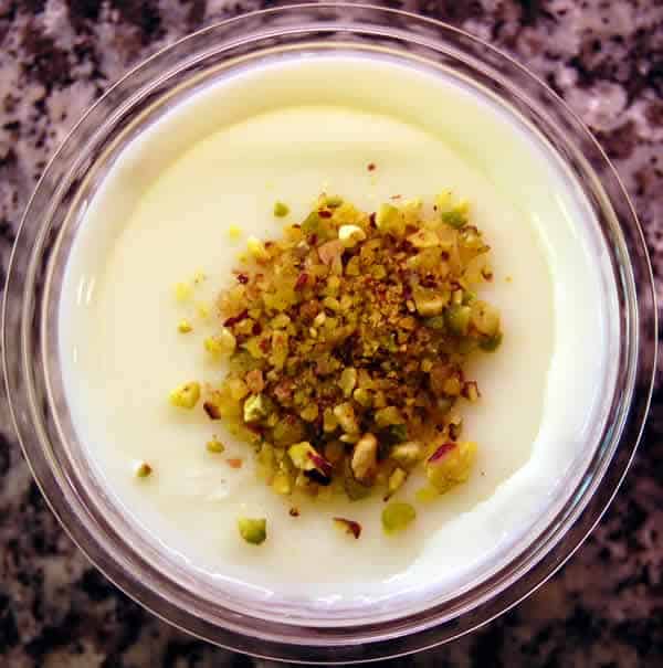 Mouhalabieh recette libanaise au Thermomix : pudding au lait facile