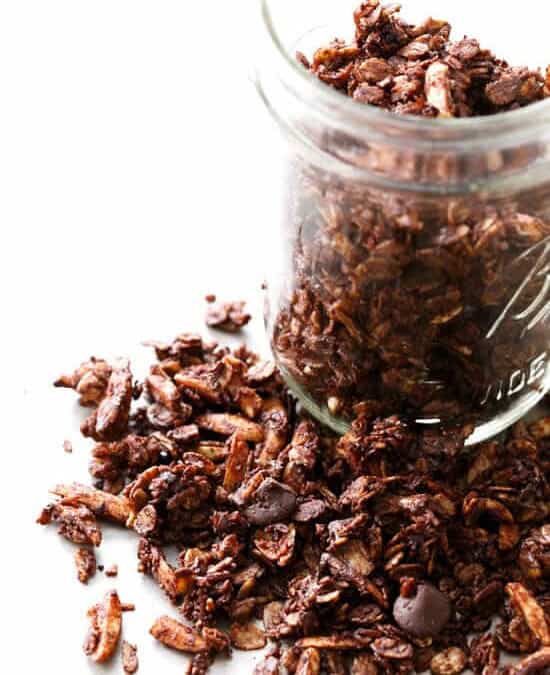 Granola amande et chocolat au Thermomix : recette facile