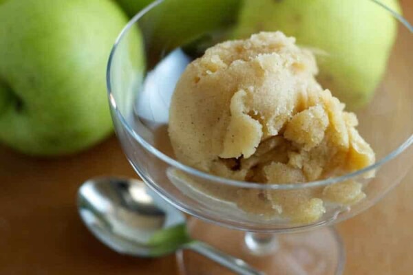 Sorbet à la pomme au Thermomix : recette facile à la vanille