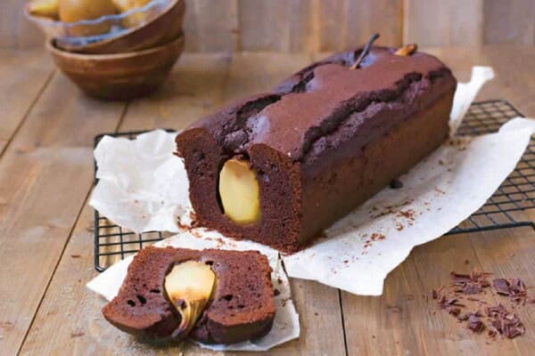 Cake chocolat et poire recette Weight Watchers, fondant et léger