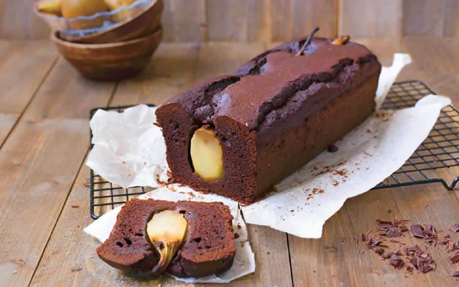 Cake chocolat et poire recette Weight Watchers, fondant et léger