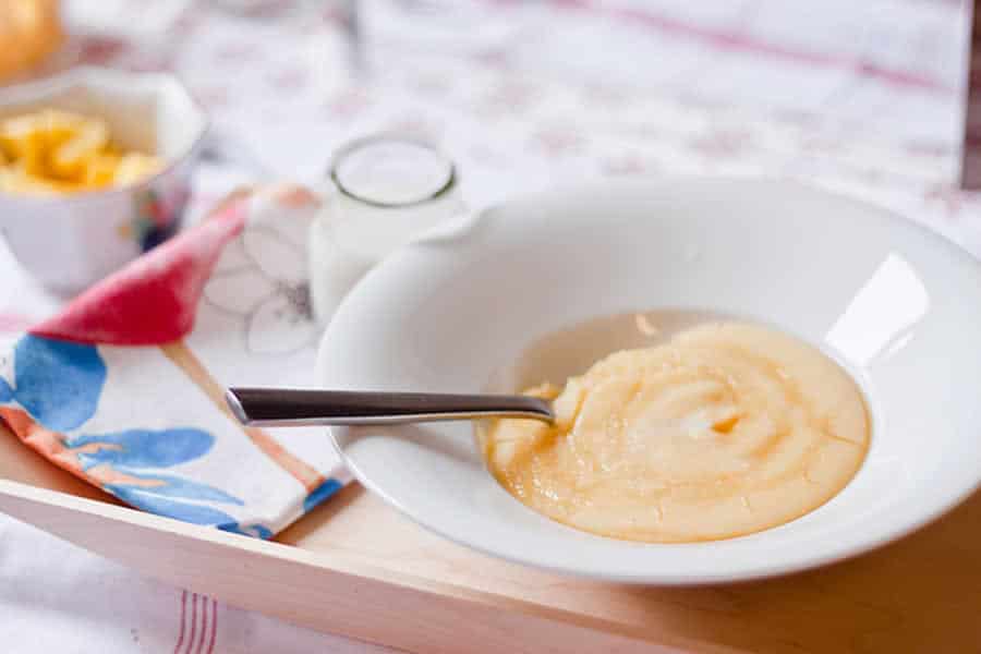 Polenta au lait au Thermomix, dessert crémeux à la vanille