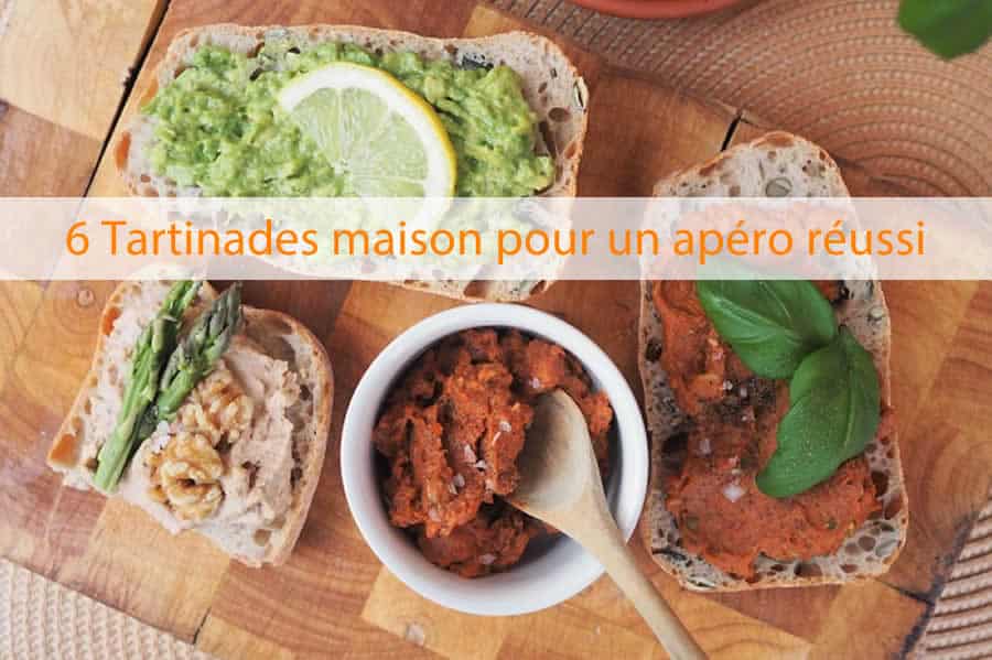 6 tartinades maison pour un apéro réussi