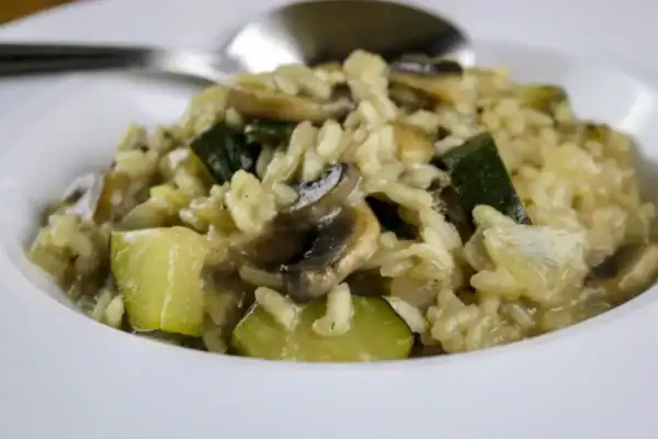 Risotto aux Courgettes et Champignons au Thermomix
