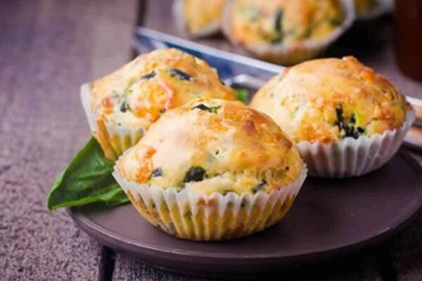 Mini muffins aux épinards et à la feta au thermomix
