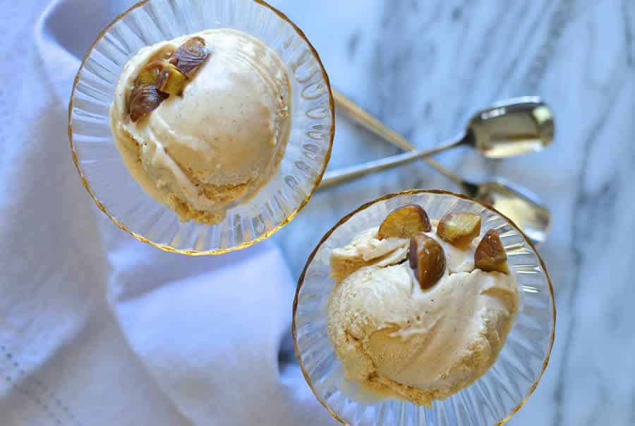 Glace à la crème de marrons au thermomix