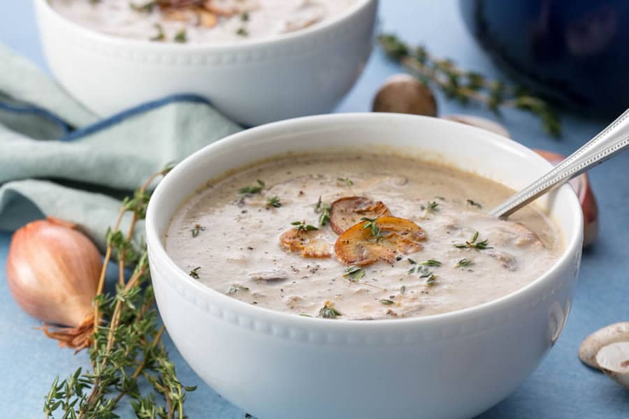 Velouté de champignons au thermomix