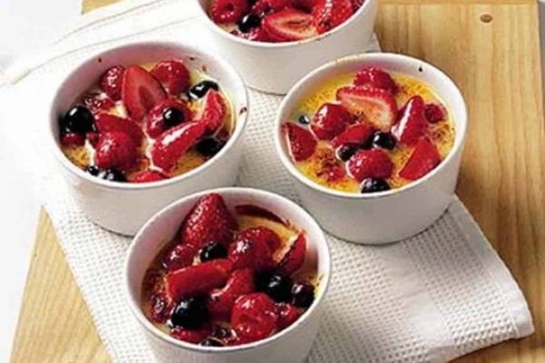 Gratin de fruits rouges au Thermomix