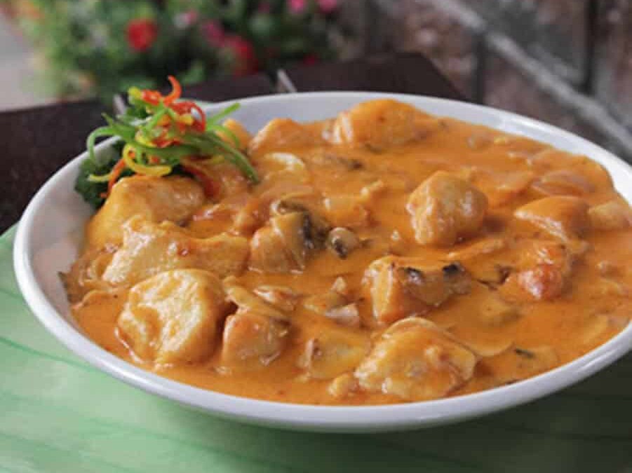 Poulet sauce aux poivrons au Thermomix