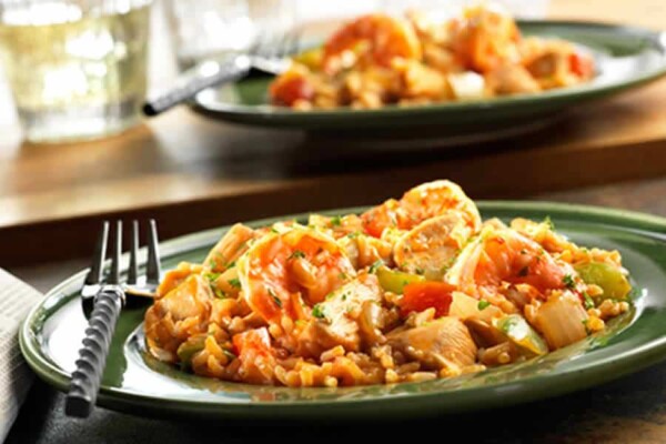 Jambalaya poulet-crevettes au Thermomix Jambalaya poulet-crevettes au Thermomix