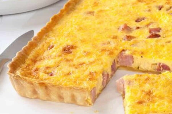 Tarte salée au jambon carottes et comté au Thermomix