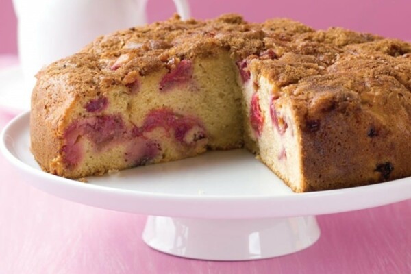 Gâteau tendre à la rhubarbe au Thermomix