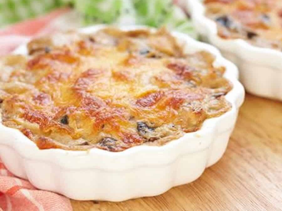 Quiche au jambon et champignons sans pâte WW