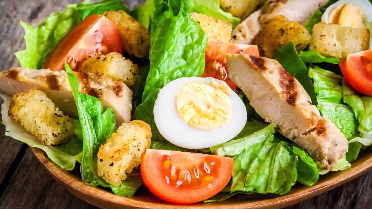 Salade césar au poulet WW