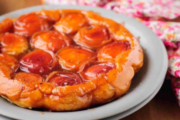 Tarte tatin d'abricots frais au Thermomix