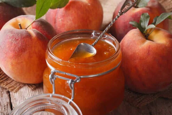 Confiture Légère de pêches sans sucre, très bon et super parfumé