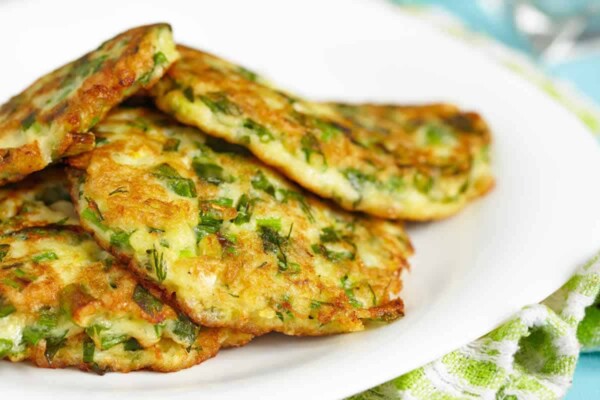 Röstis de courgettes légères et fromage au Four