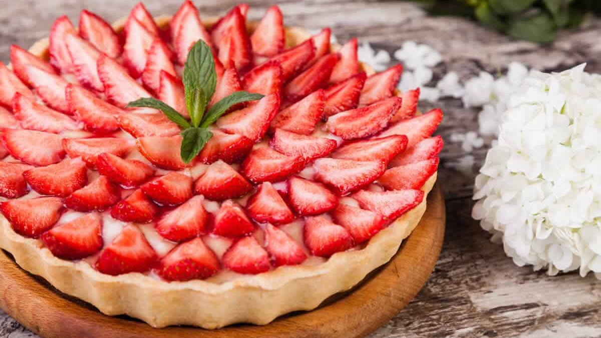 Tarte aux fraises : Fraîche et gourmande