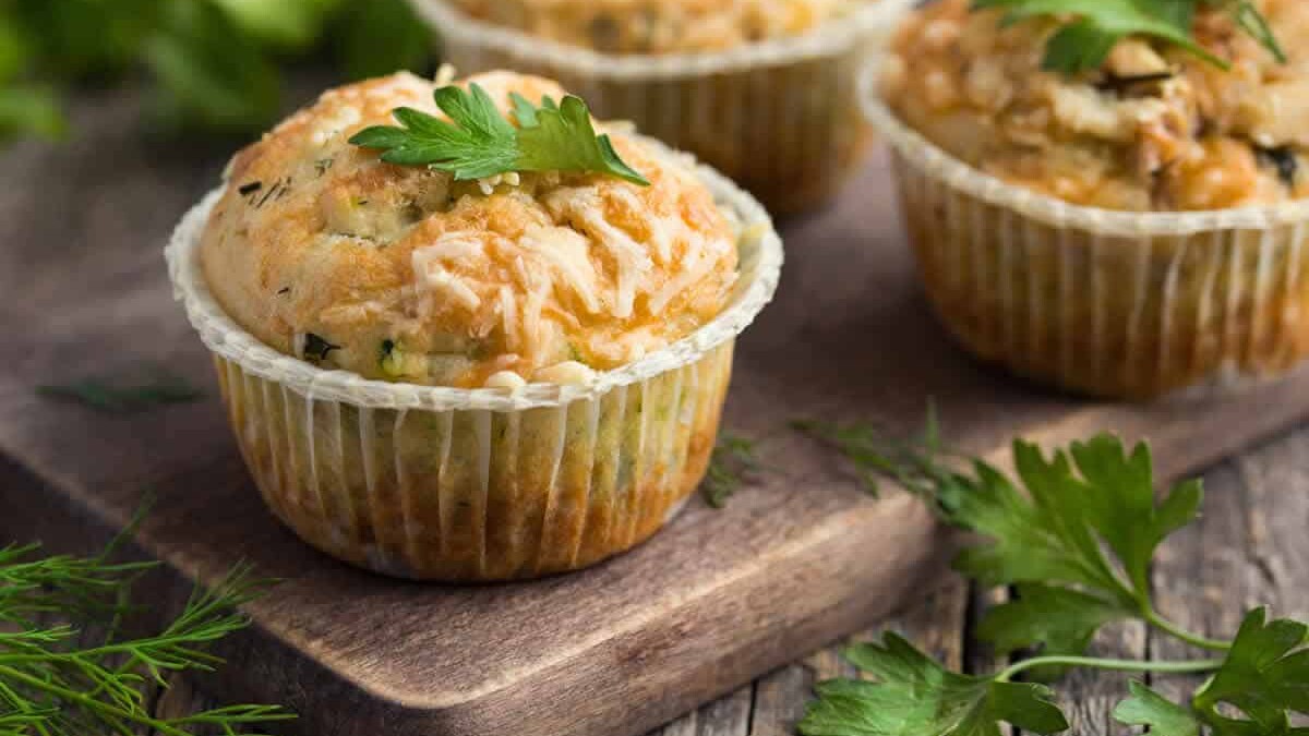 Muffins à la feta et courgette : Une explosion de saveurs